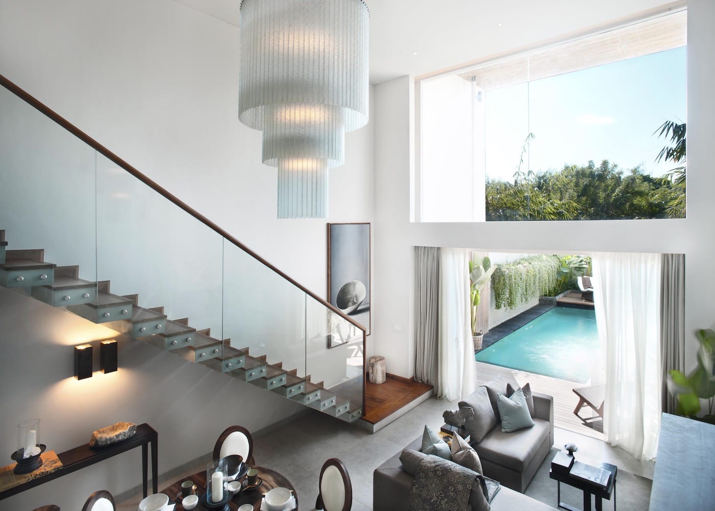 Inside Hu'u Villas - one of the best resorts with villas in Seminyak, Bali, Indonesia