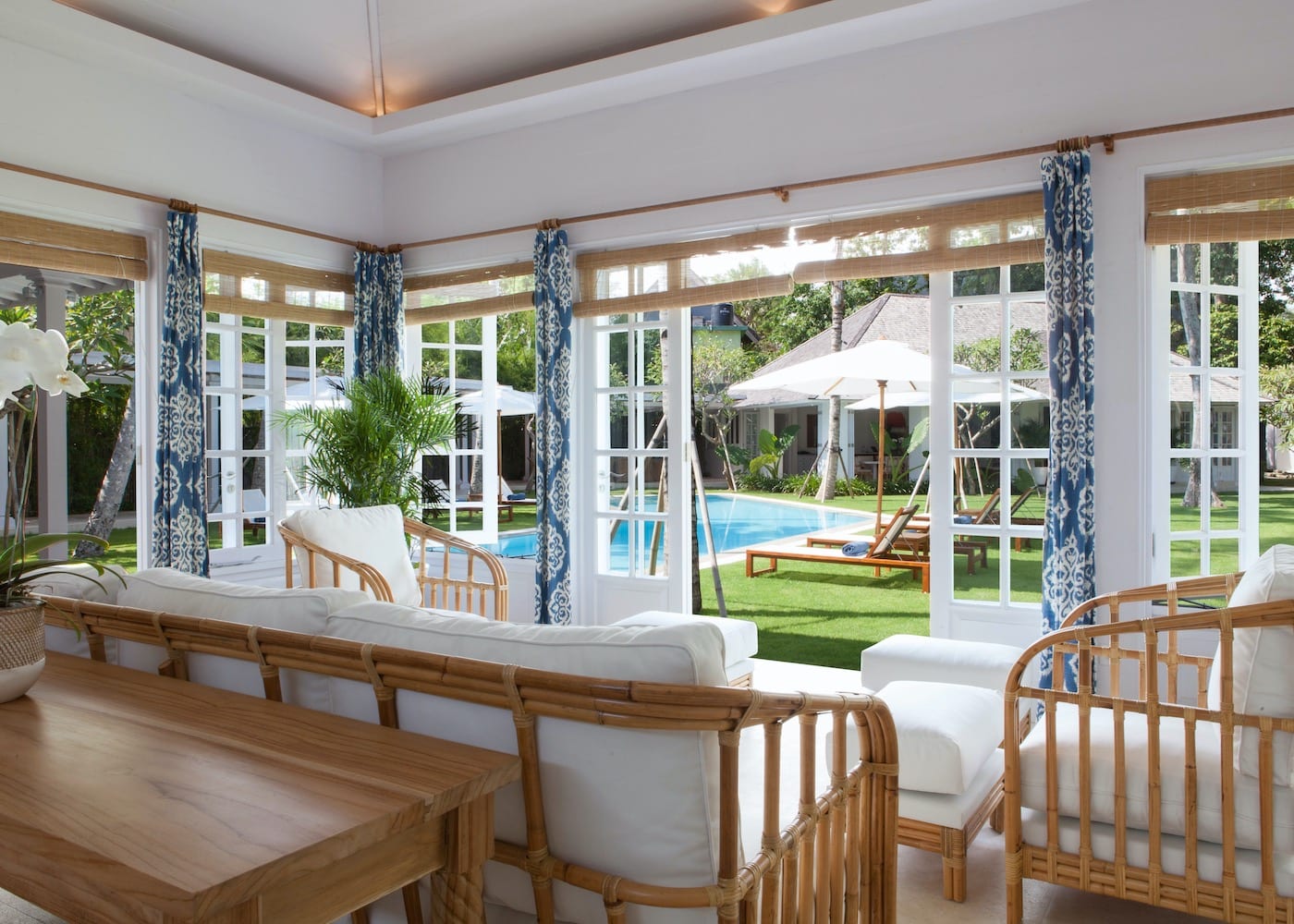 Inside The Cotton House - one of the best, most spacious private villas in Seminyak, Bali, Indonesia