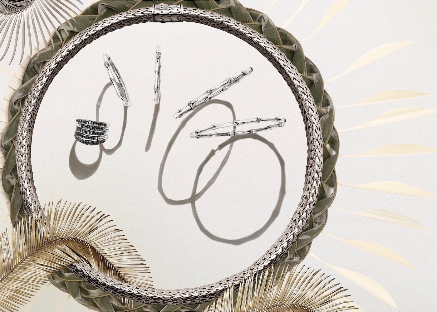 John Hardy gold and silver jewellery