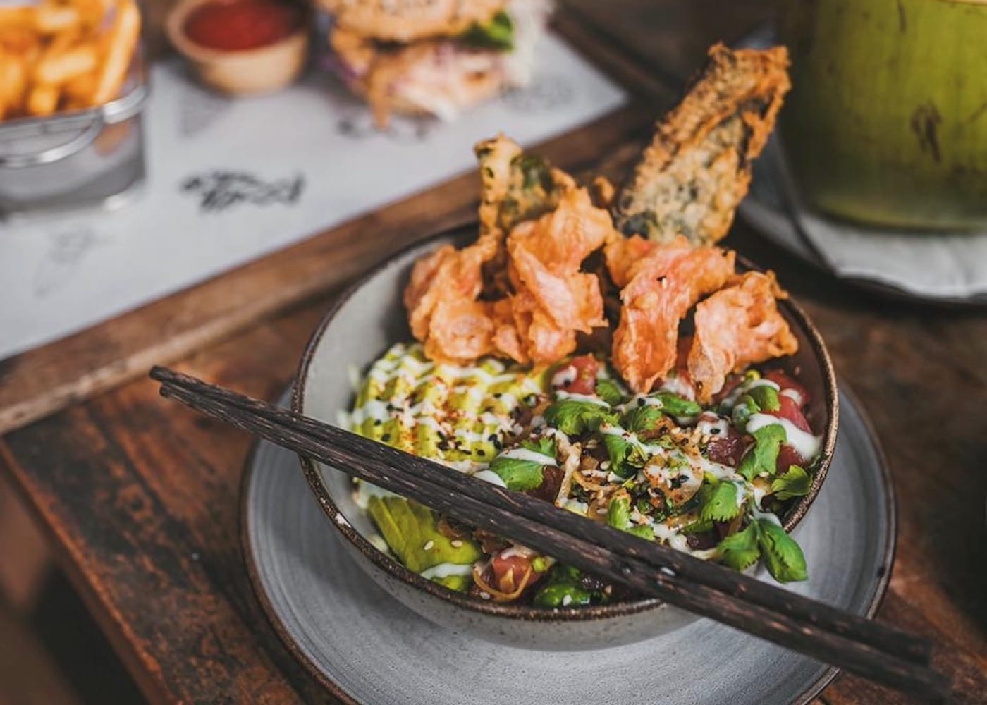 Milk & Madu cafe | Best poke bowls in Ubud, Bali Indonesia