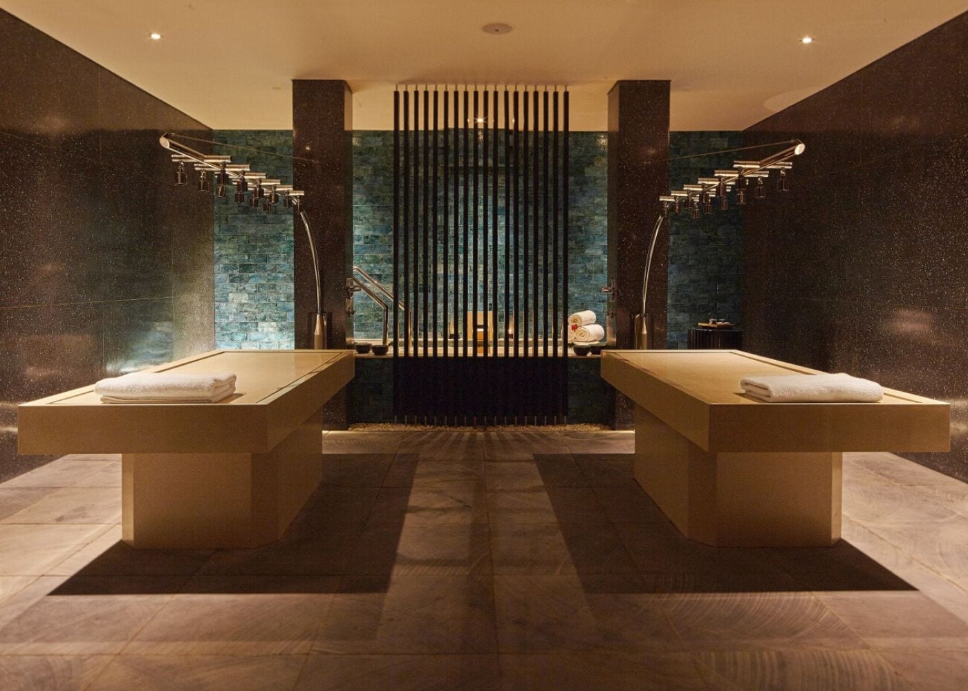 Vichy shower for mineral ritual treatment at Spa Alila at Alila Seminyak