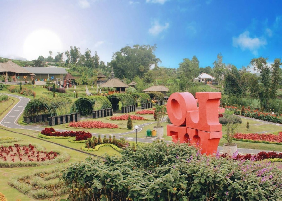 The Blooms Garden Bedugul - botanical garden - one of the most beautiful places in Bali Indonesia