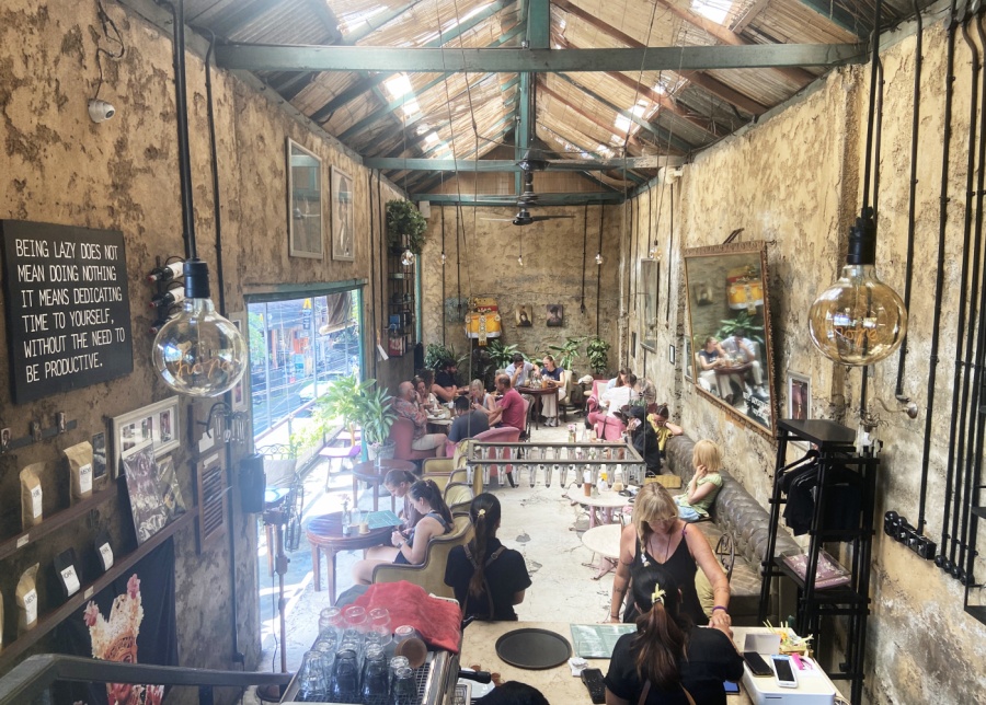 Lazy Cats Cafe and Bar in Ubud Bali Indonesia