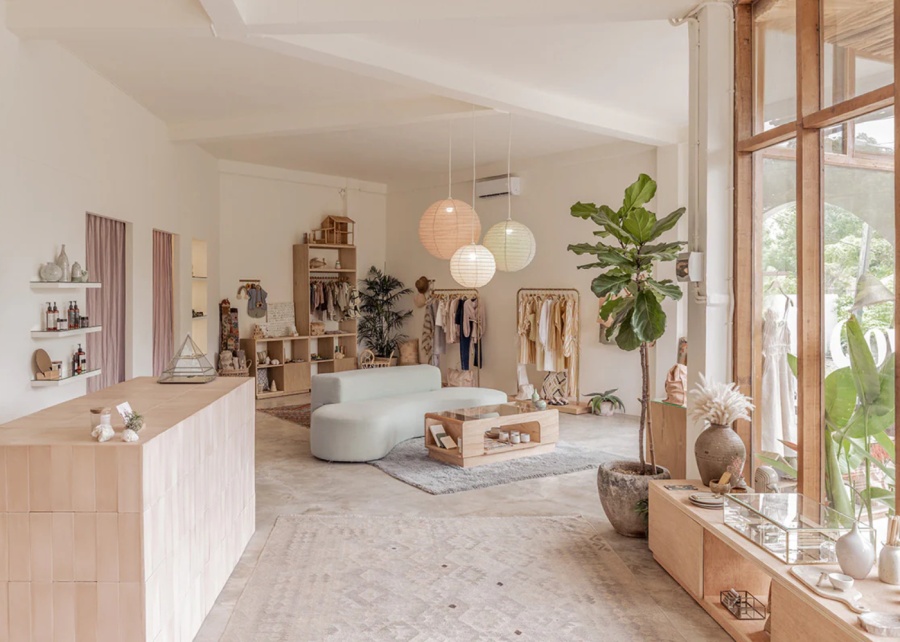 Cove Island Essentials' store in Bingin, Uluwatu, Bali - best for homeware shopping