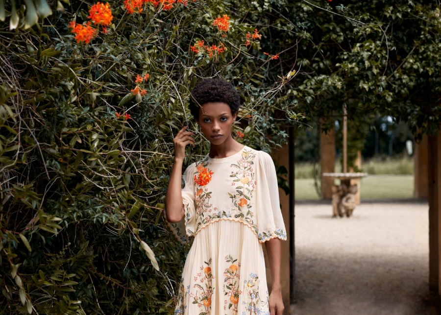 New embroidery collection by Magali Pascal fashion brand - with a Bali boutique in Uluwatu