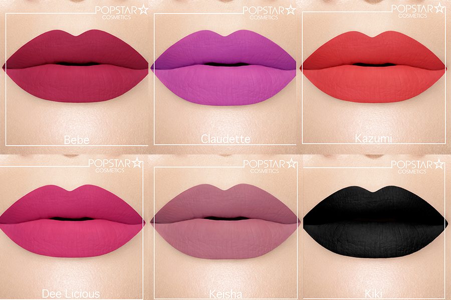 Popstar cosmetics Hong Kong makeup lipstick Donald Chiu lip colours