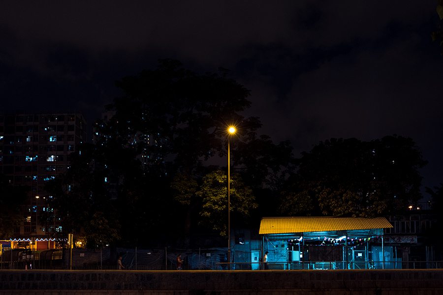 Walk along the riverside in Wong Tai Sin night walks in Hong Kong photo essay