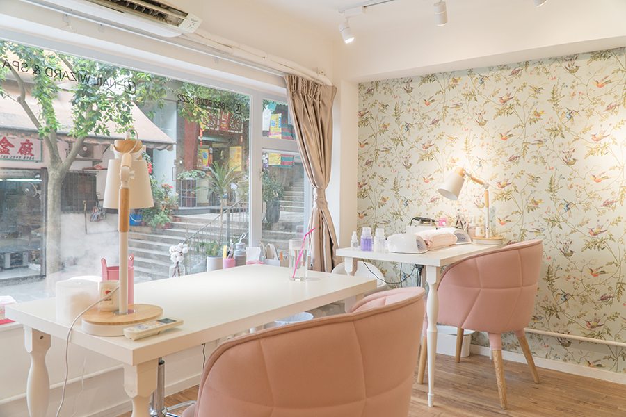 nail wizard & spa sheung wan interior