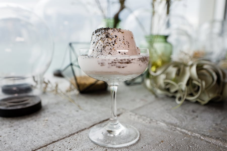 The Joomak Korean restaurant vegan vegetarian food sesame chia pudding