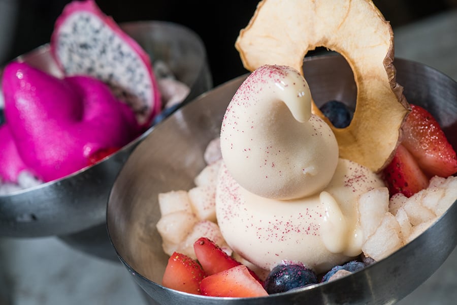 Bobsang Tsing Yi vegan vegetarian restaurant Korean ice-cream