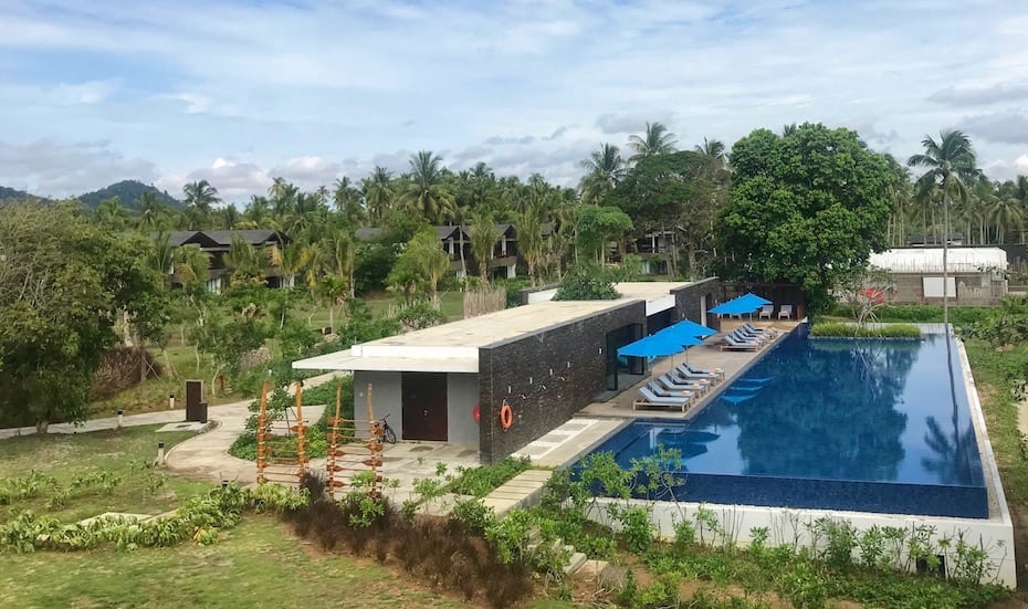 The main pool at The Residence Bintan