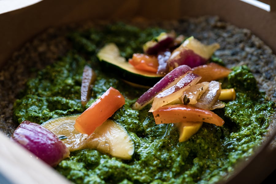 The Raw Circus raw vegan vegetarian food delivery raw pizza