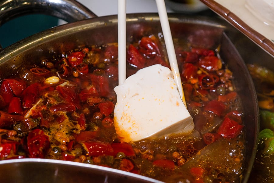 Pure Veggie House hot pot restaurants in Hong Kong vegan dim sum spicy broth