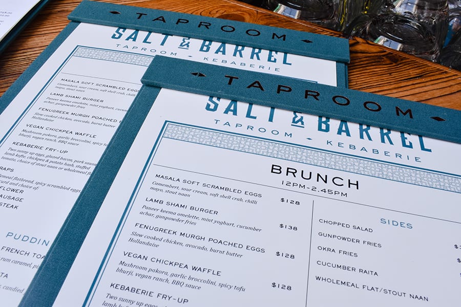 Salt & Barrel brunch Shek Tong Tsui HKU menu