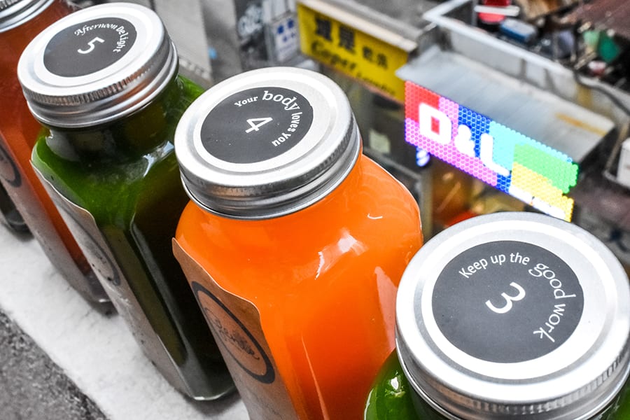 genie juicery 3-day cleanse detox numbers on bottles