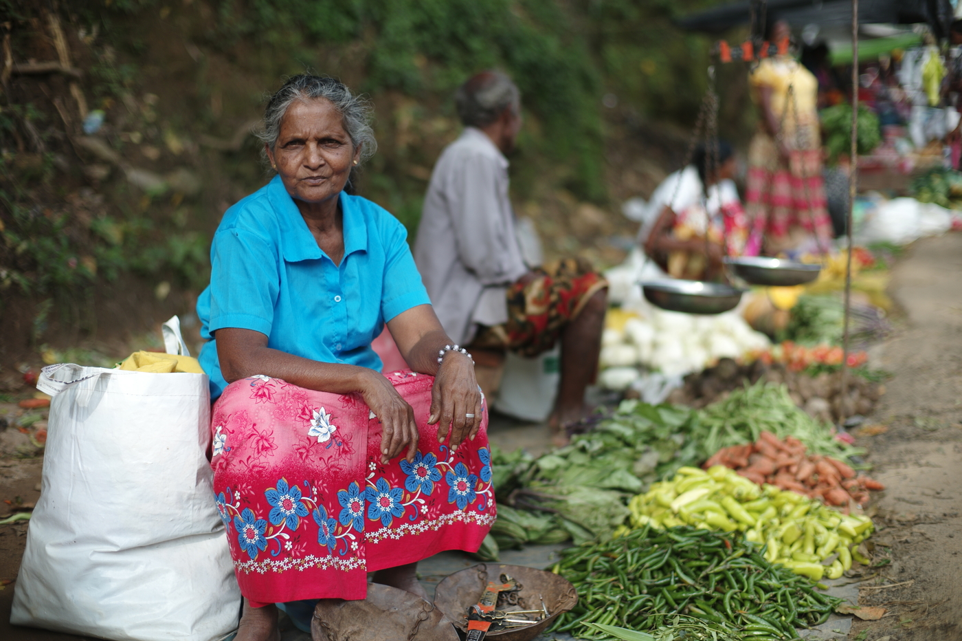 Sri Lanka woman and tea