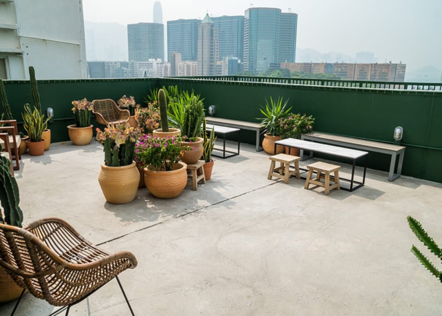 The Nate STudios rooftop