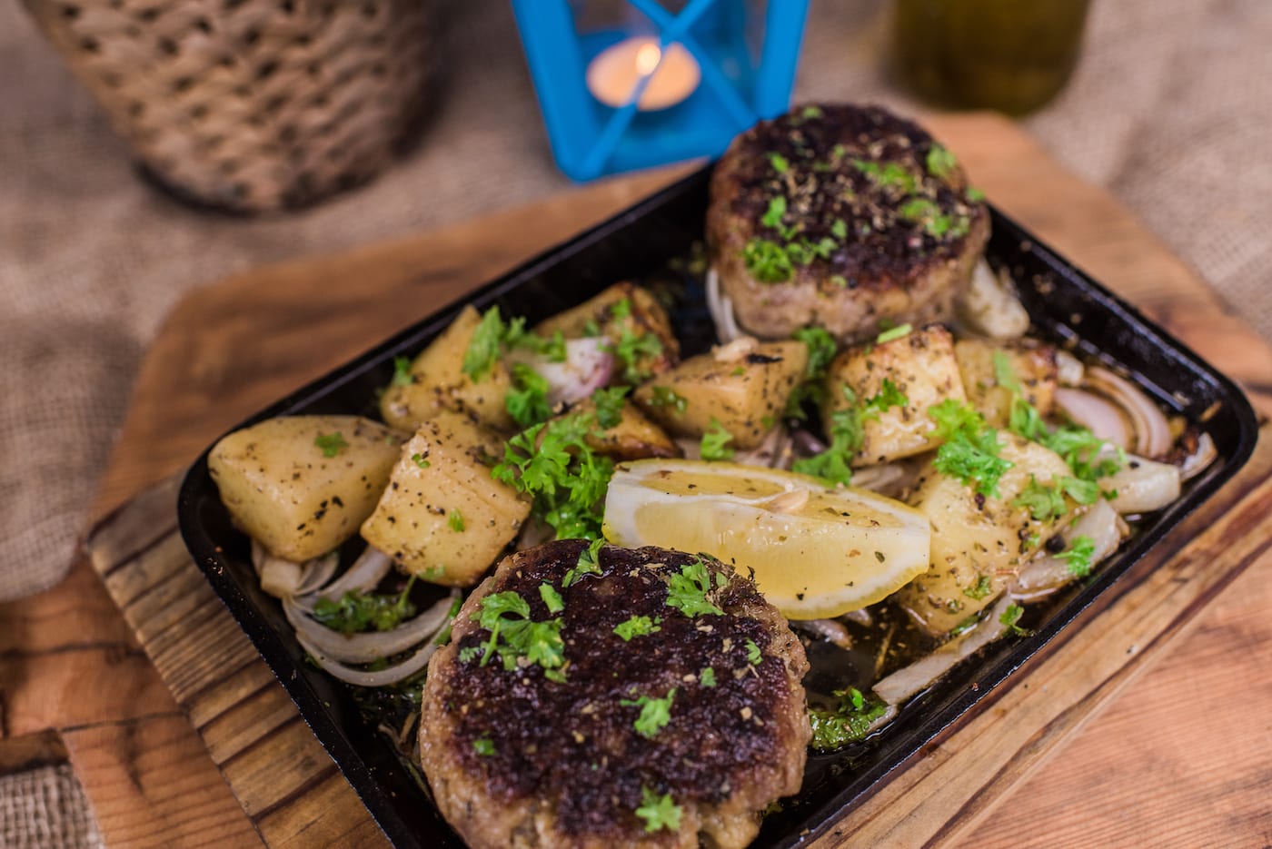 beef and mushroom steak