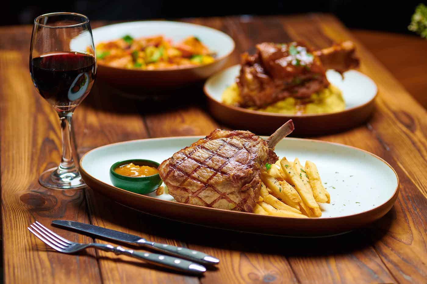 steak and french fries
