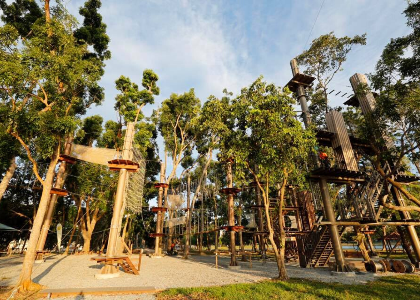 adventure obstacle course | things to do with kids singapore