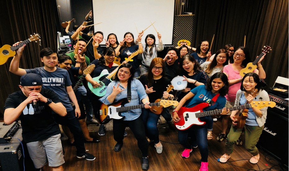 Team building in Singapore | Team Music