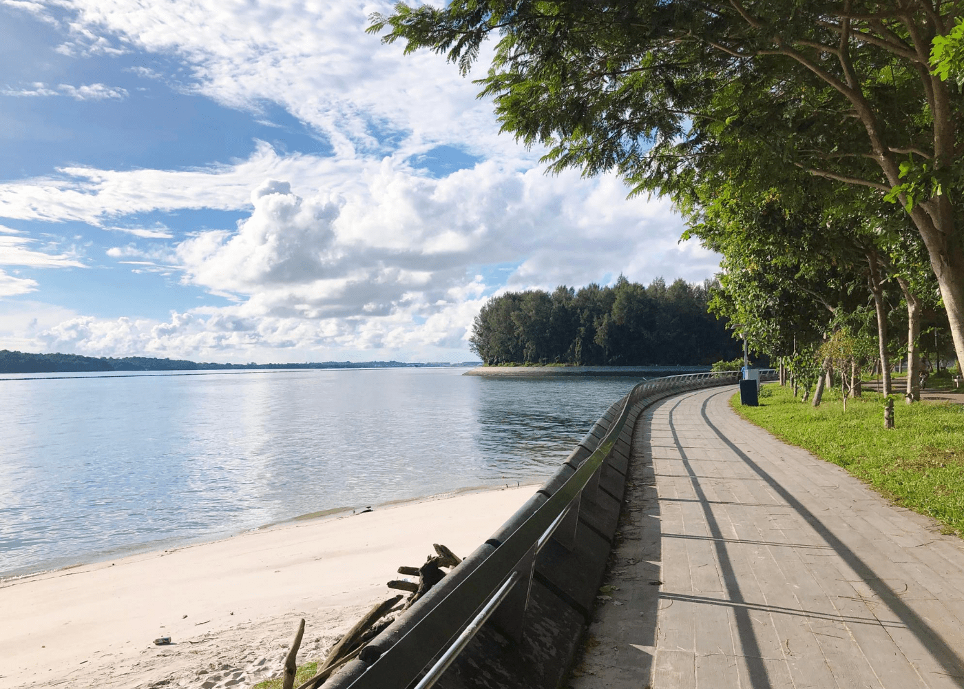 punggol promenade walk | coney island singapore