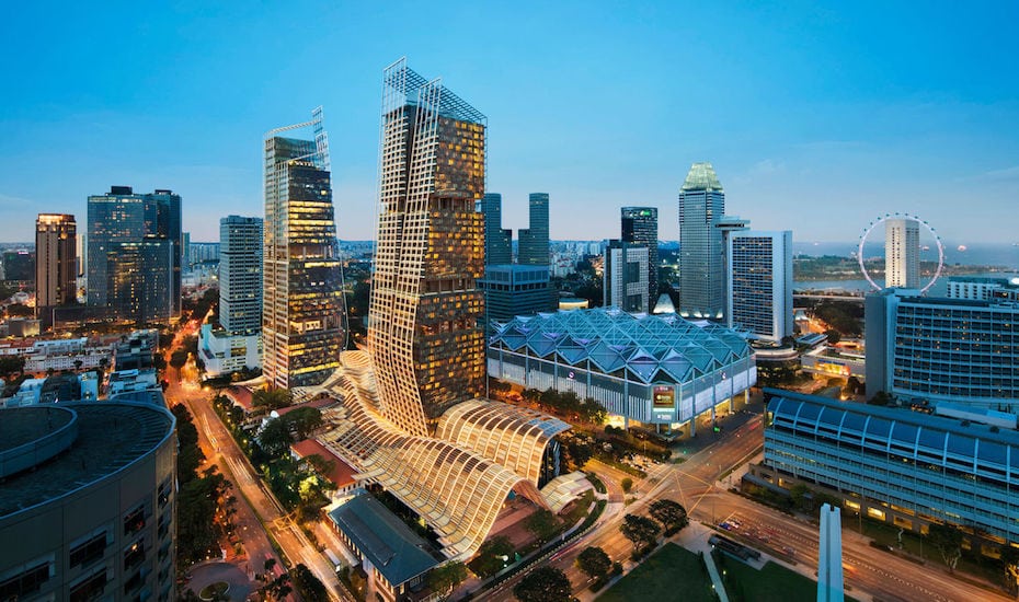 The amazing location and view at JW Marriott Hotel