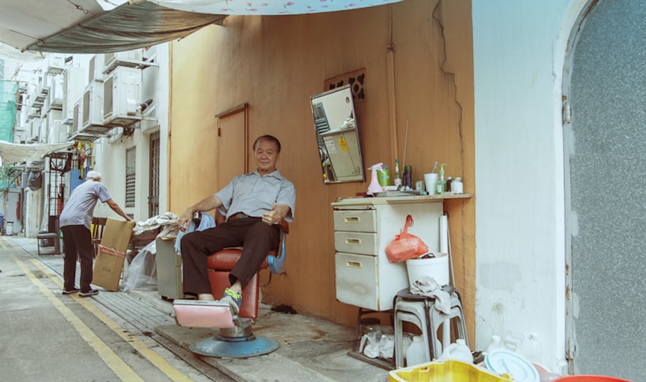 Mr Lee's workplace | The last of Singapore’s streetside barbers