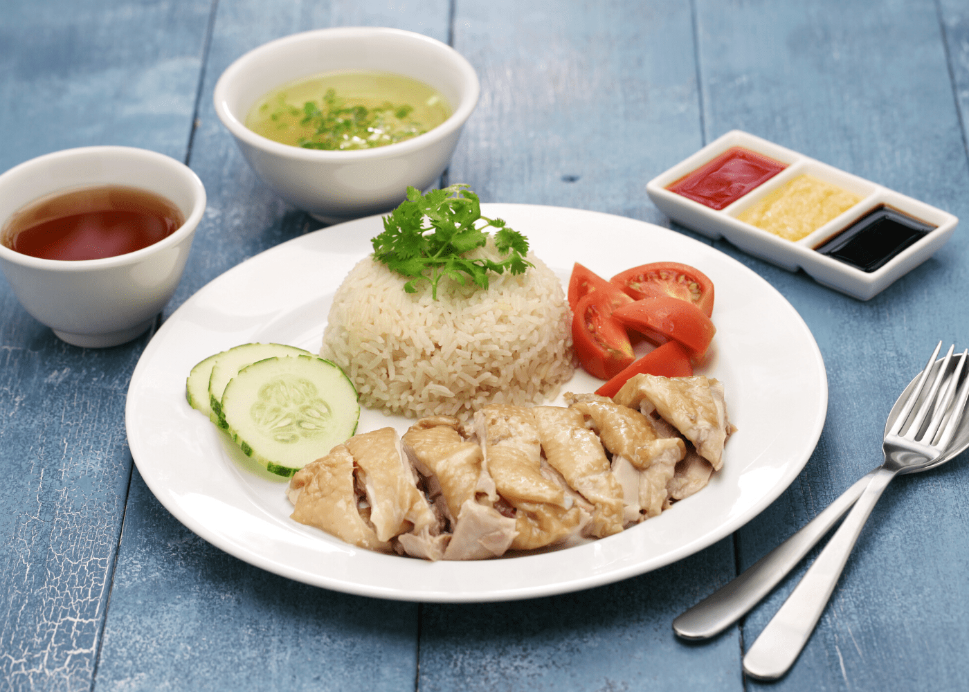 Hainanese chicken rice