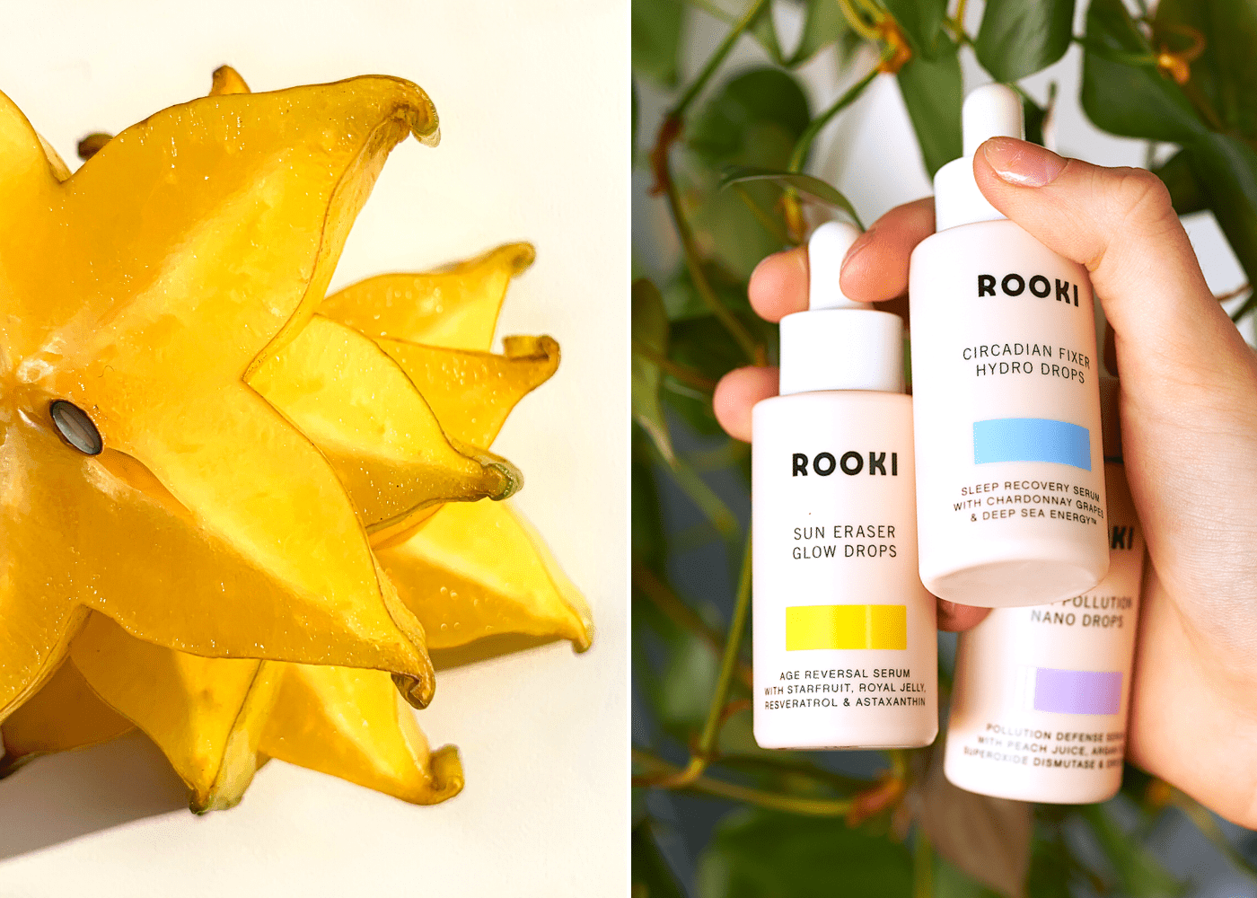 Superfood infused skincare from Rooki