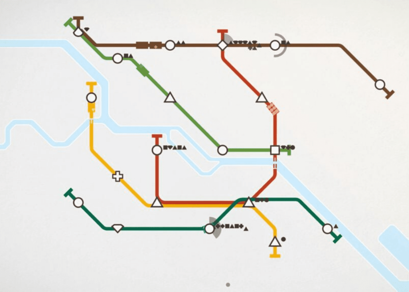 Mobile games: Mini Metro