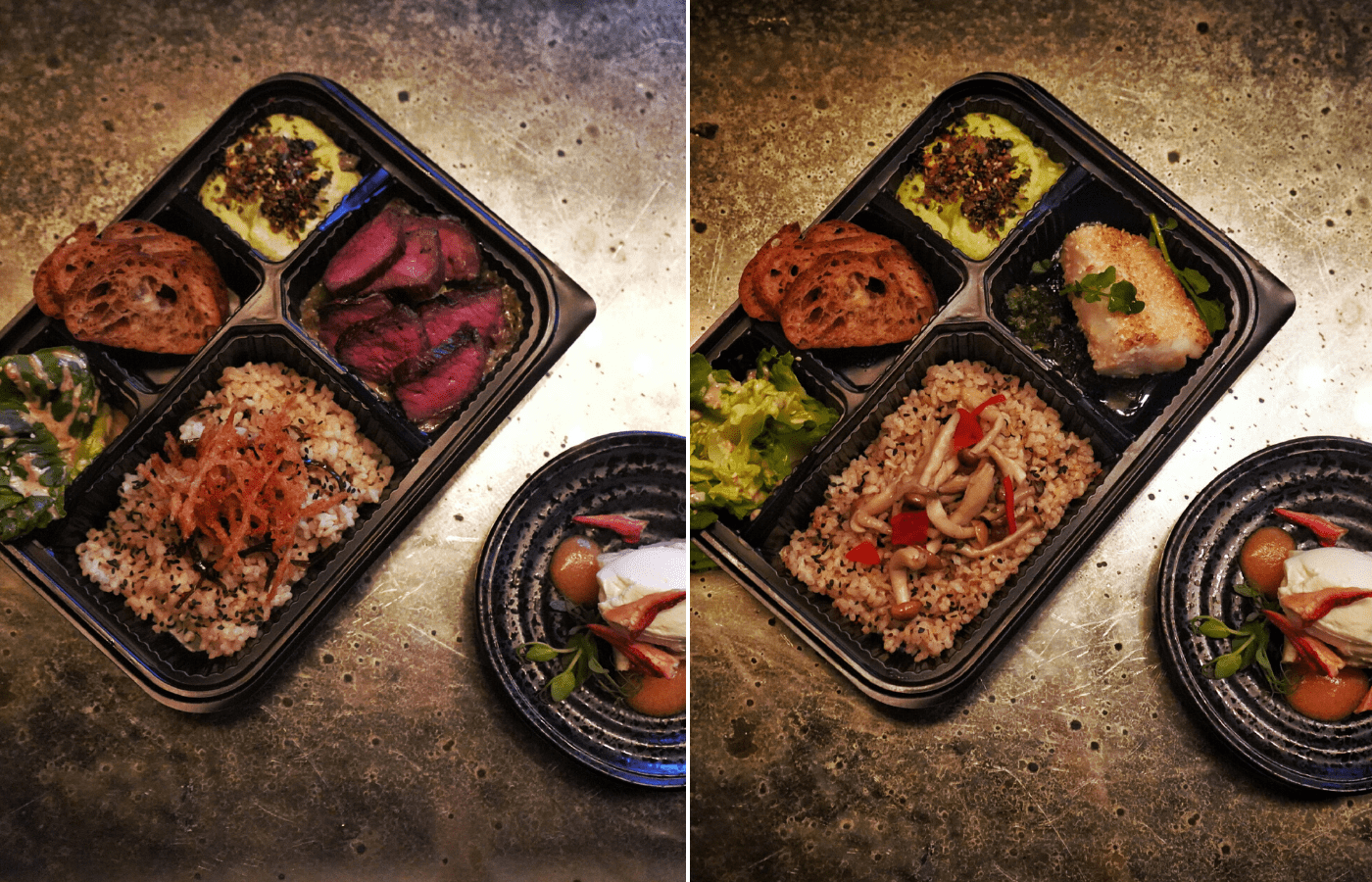 neon pigeon bento box delivery