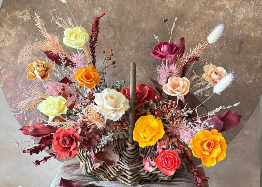 flower workshop at mizuki - best things to do for mothers day 2025 singapore