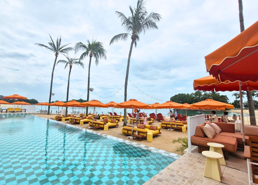 tanjong beach club - dog friendly cafe singapore
