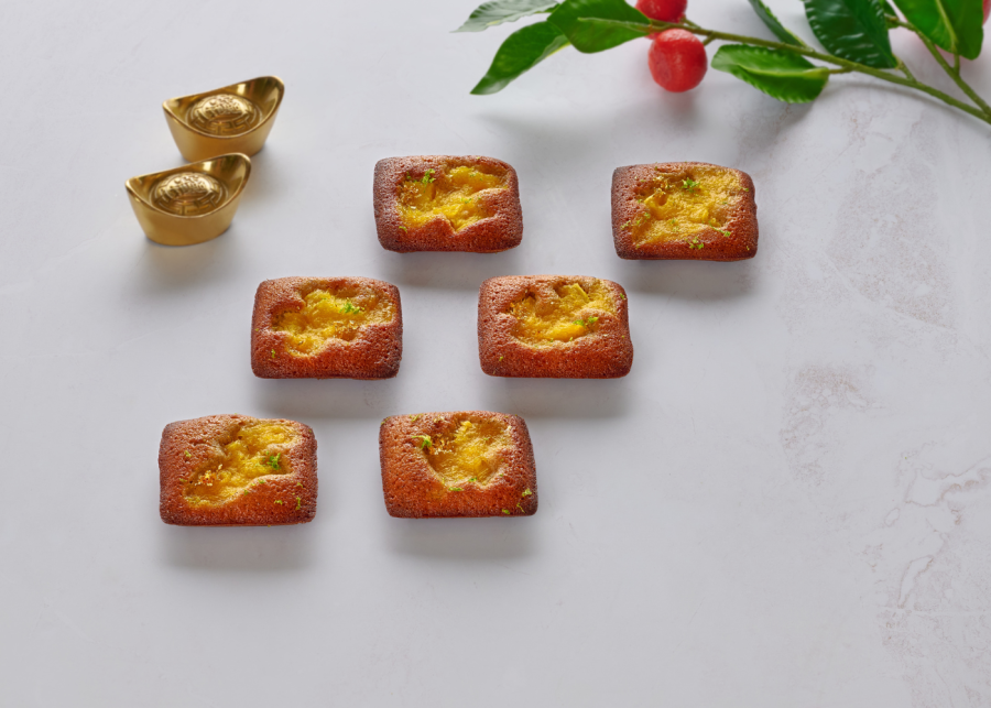 chinese new year snacks singapore | ami patisserie pineapple financiers