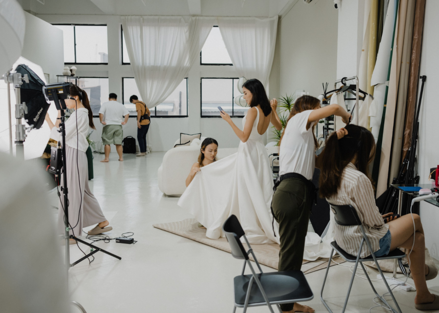 joy wang wedding shoot