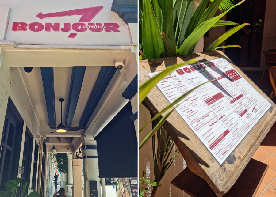 Bonjour Ma Cuisine's entrance