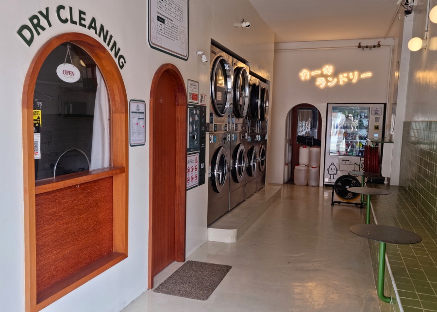 Kaki Laundry's interior | Cool laundromats in Singapore