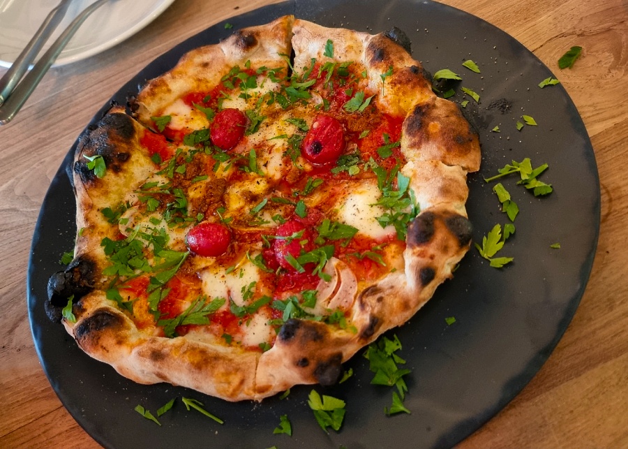 Pizza Studio Tamaki's Arrabbiata pizza | Pizza Studio Tamaki in Singapore