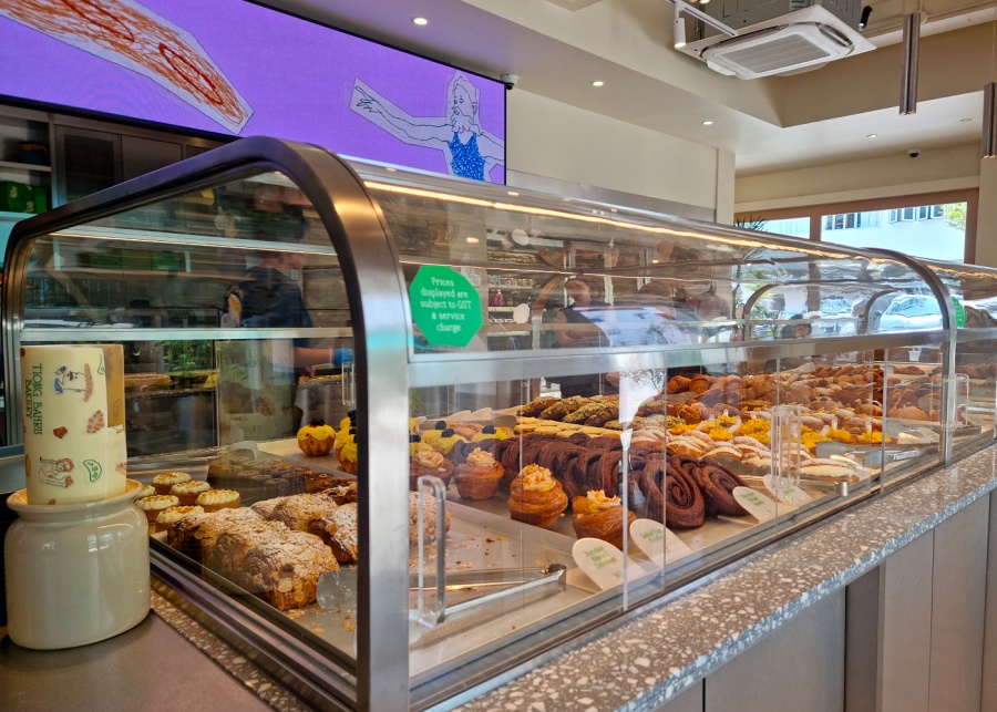 Central display cabinet | Tiong Bahru Bakery at Eng Hoon Street