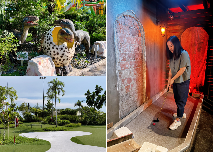 Mini golf in Singapore: Life-sized dinosaurs, an indoor mystery theme, and fun outdoor courses