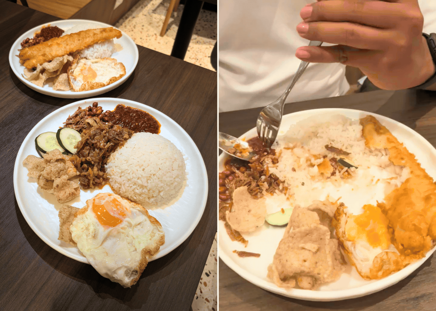 9Yards' nasi lemak tempura fish and beef bulgogi